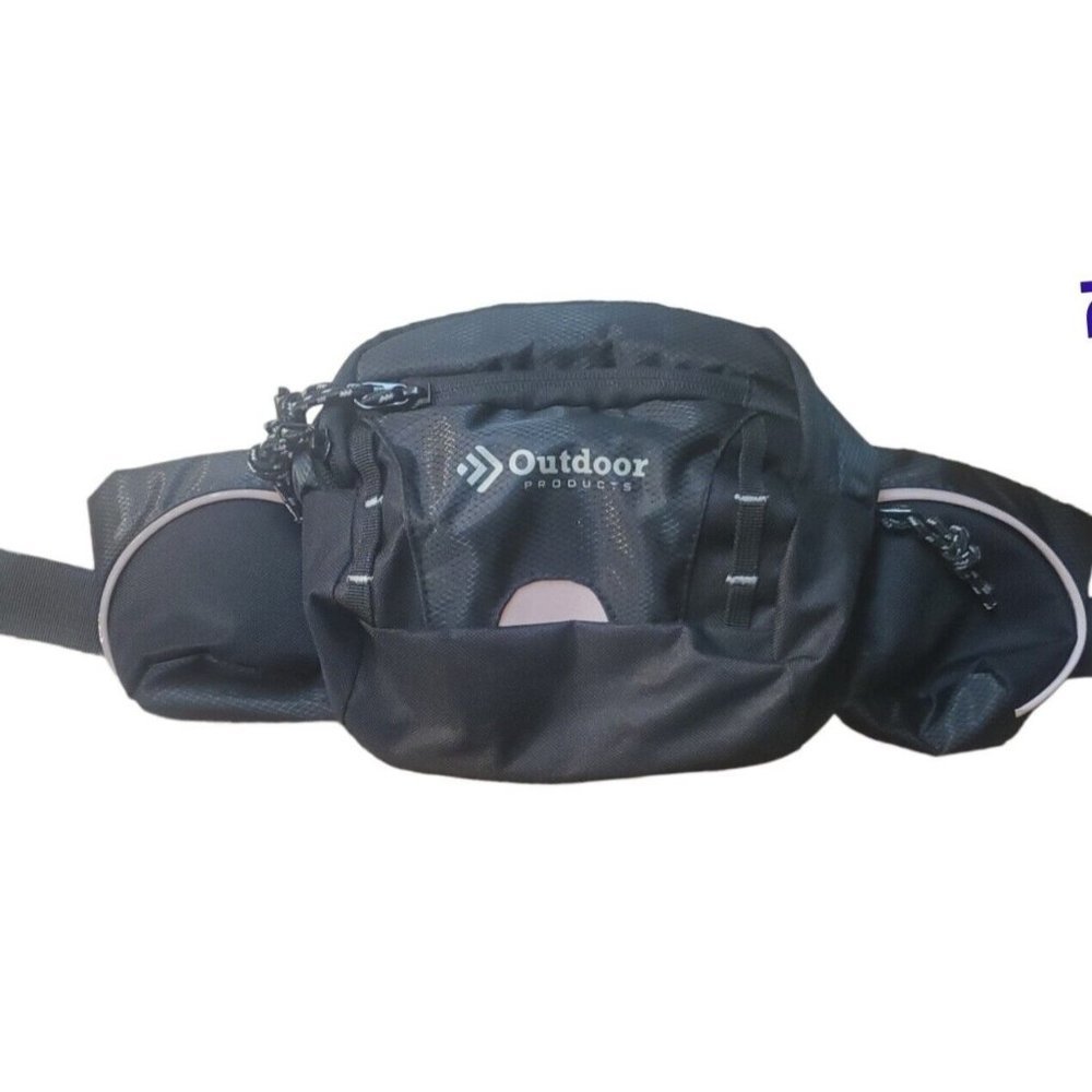 Outdoor Products Bag Fanny Pack Bumbag Hike Adjustable Belt Bottle Pouches EUC